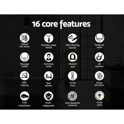 Cefito Bidet Electric Toilet Seat Cover Knob Control - ShopFrenzy