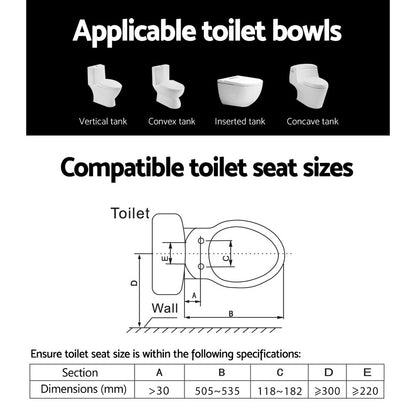 Cefito Bidet Electric Toilet Seat Cover Knob Control - ShopFrenzy