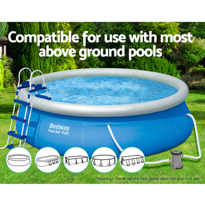 Bestway Pool Pump Cartridge Filter 330GPH 1249L/H Flowclear™ Filters Cleaner - ShopFrenzy