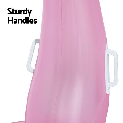 Bestway Kids Flamingo Rider Ride On Float Floating Seat Pool Lounger 1.27Mx1.27M - ShopFrenzy