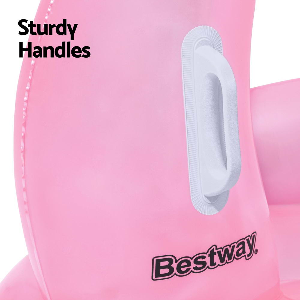 Bestway Flamingo Rider Ride On Float Floating Seat Pool Lounger 1.43Mx1.53M - ShopFrenzy