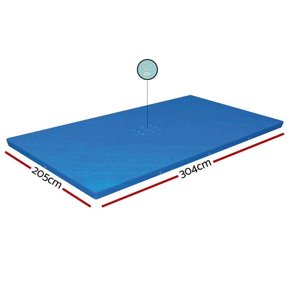 Bestway Pool Cover 58106 Fits 3x2.01m Above Ground Swimming Pool PE Blanket - ShopFrenzy