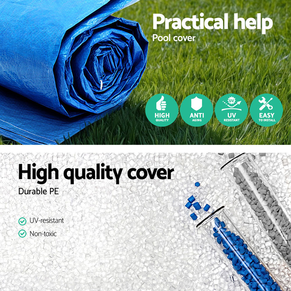 Bestway Pool Cover 58106 Fits 3x2.01m Above Ground Swimming Pool PE Blanket - ShopFrenzy