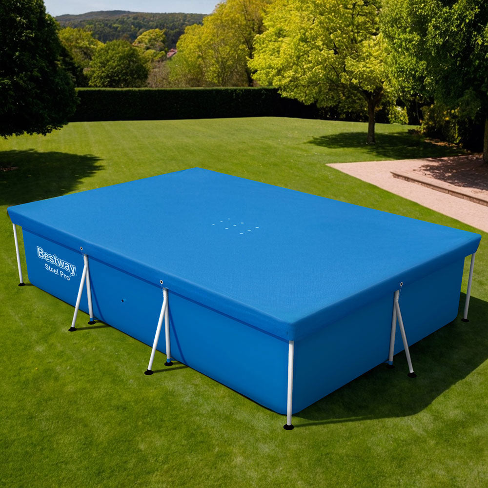 Bestway Pool Cover 58106 Fits 3x2.01m Above Ground Swimming Pool PE Blanket - ShopFrenzy
