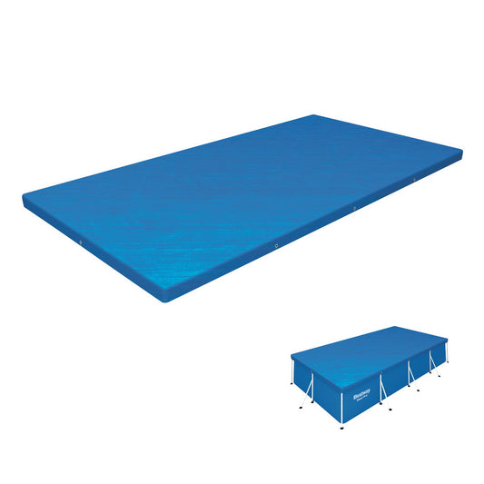 Bestway 58017 Pool Cover Fits 4x2.11m Above Ground Swimming Pool PE Blanket - ShopFrenzy