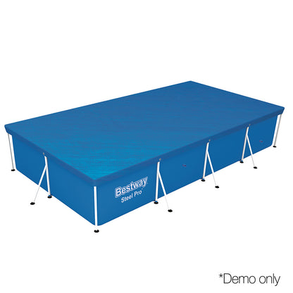 Bestway 58017 Pool Cover Fits 4x2.11m Above Ground Swimming Pool PE Blanket - ShopFrenzy