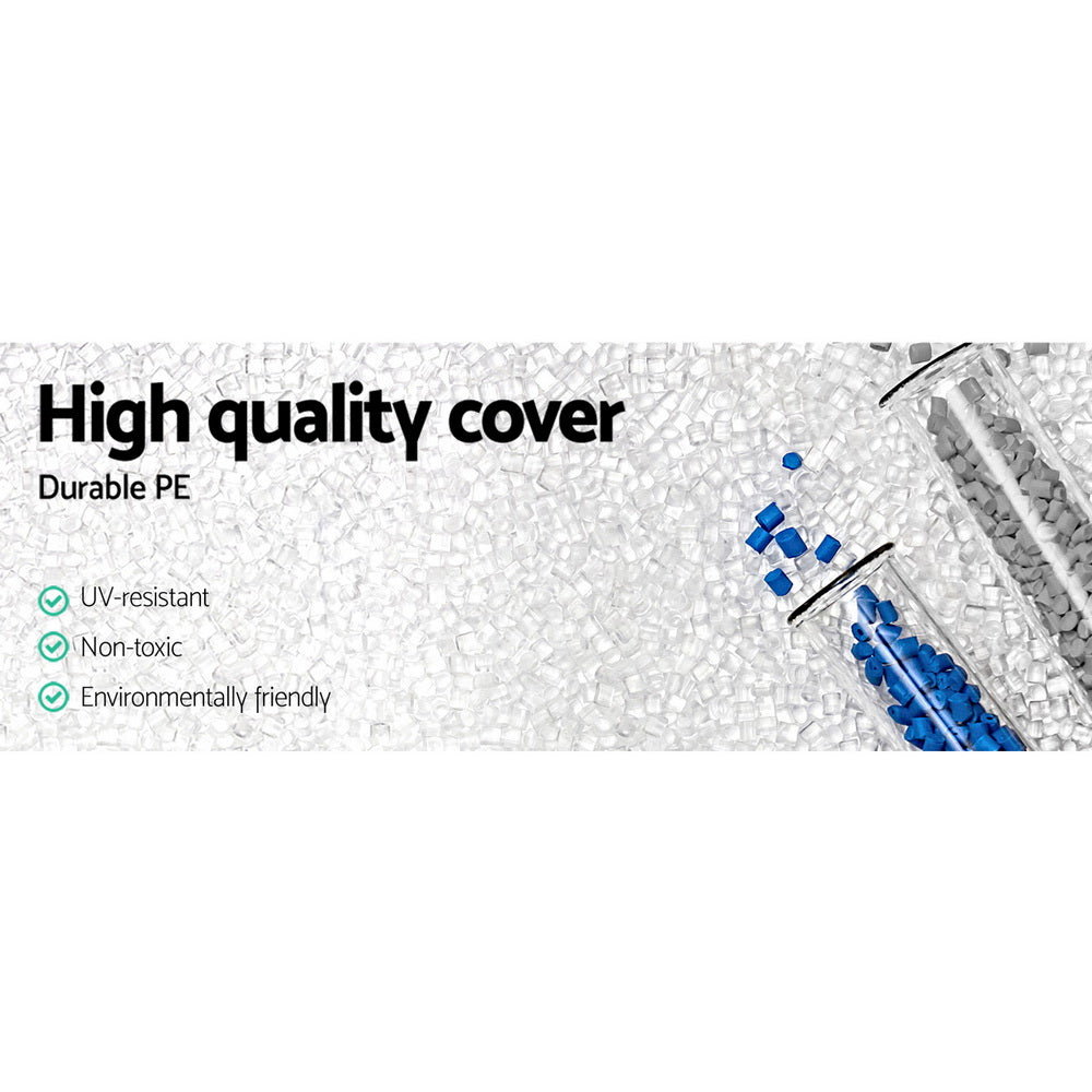 Bestway 58017 Pool Cover Fits 4x2.11m Above Ground Swimming Pool PE Blanket - ShopFrenzy