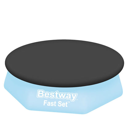 Bestway Pool Cover Fits 2.44m Above Ground Swimming Pool PVC Blanket - ShopFrenzy