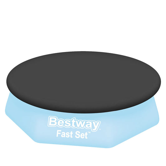 Bestway Pool Cover Fits 2.44m Above Ground Swimming Pool PVC Blanket - ShopFrenzy