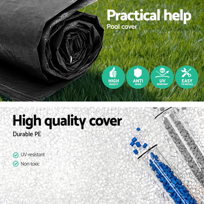 Bestway Pool Cover Fits 2.44m Above Ground Swimming Pool PVC Blanket - ShopFrenzy