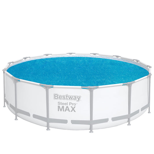 Bestway Pool Cover Solar Fits 4.17m Round Above Ground Swimming Pool Blanket - ShopFrenzy