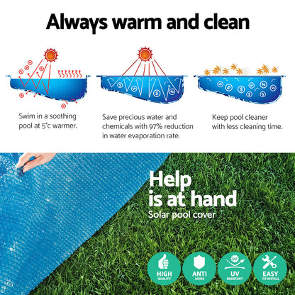 Bestway Pool Cover Solar Fits 4.17m Round Above Ground Swimming Pool Blanket - ShopFrenzy