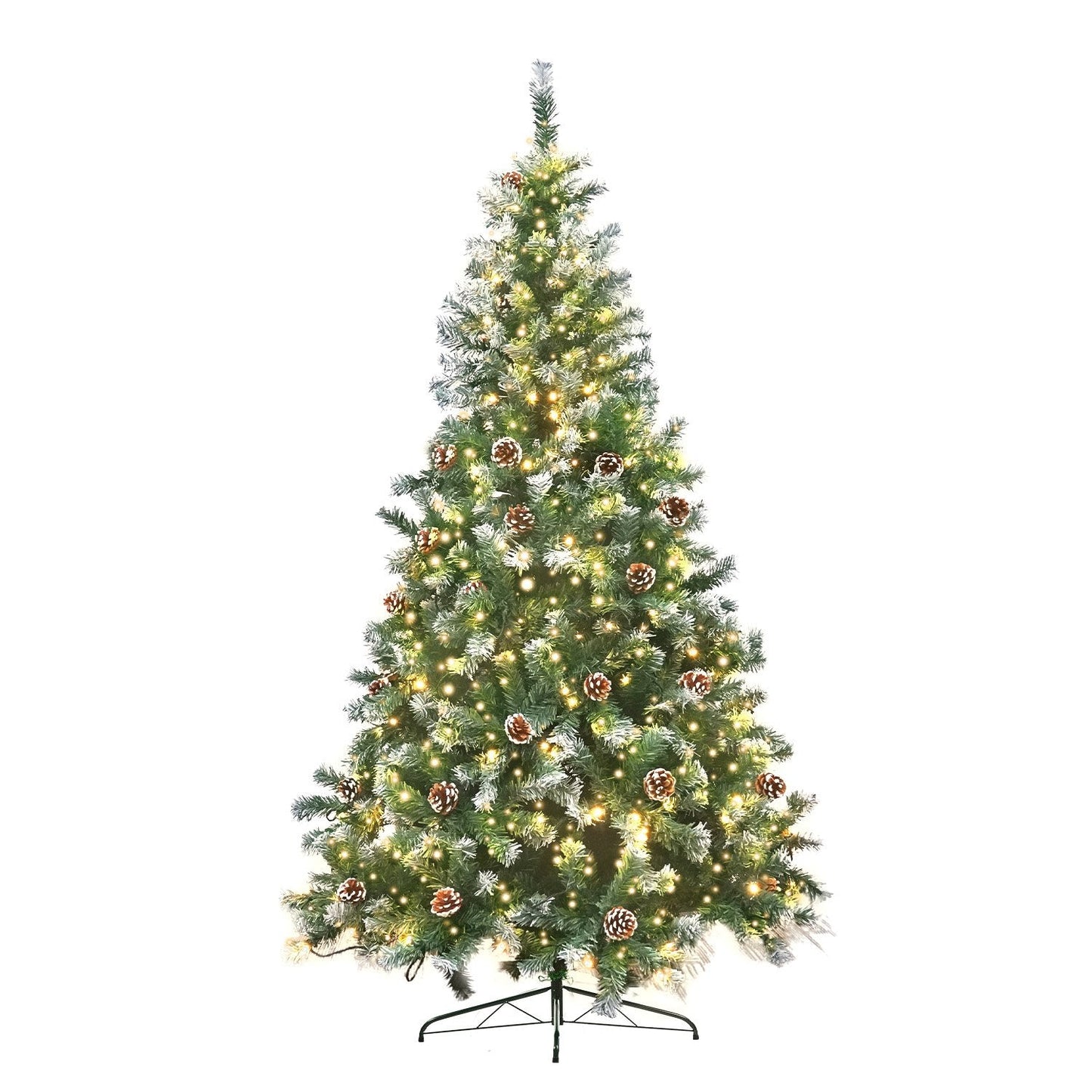 Best Value Christabelle 1.2m Pre Lit LED Christmas Tree Decor with Pine Cones Xmas Decorations ShopFrenzy