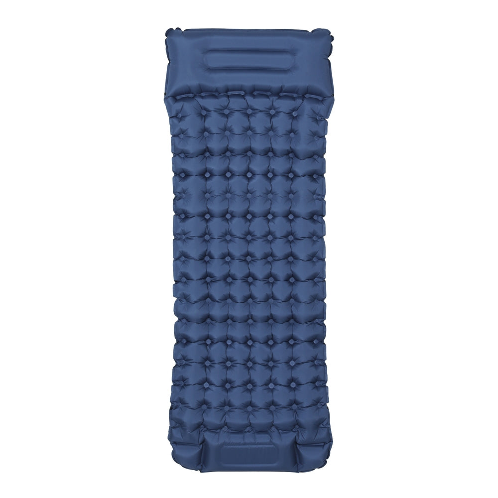 Weisshorn Self Inflating Mattress Camping Sleeping Mat Air Bed Single Pillow Bag - ShopFrenzy