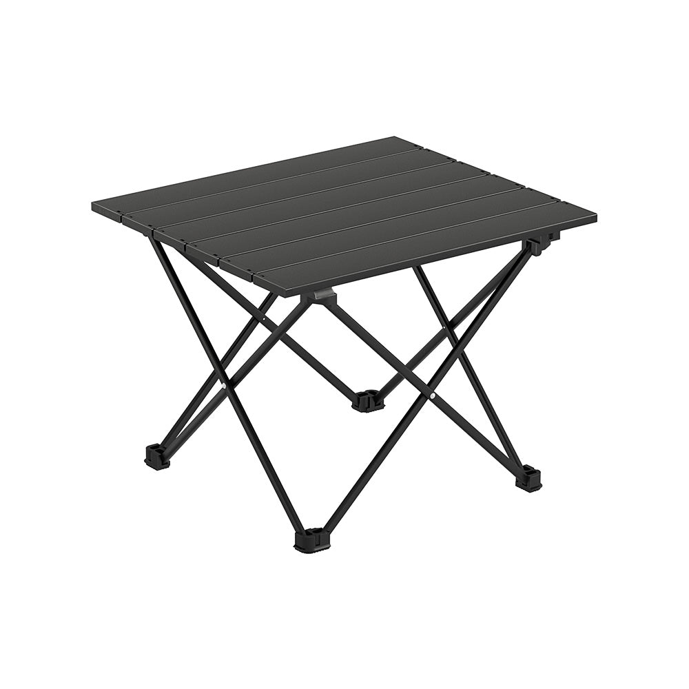 Weisshorn Folding Camping Table 40CM Roll Up Outdoor Picnic BBQ Aluminium Desk - ShopFrenzy