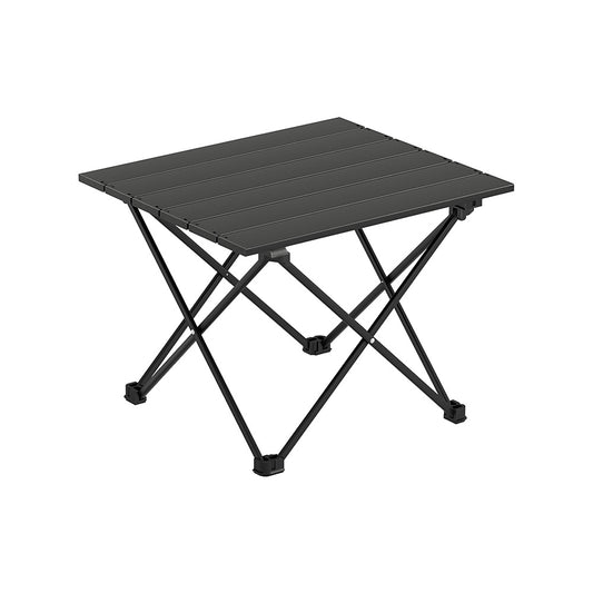 Weisshorn Folding Camping Table 40CM Roll Up Outdoor Picnic BBQ Aluminium Desk - ShopFrenzy