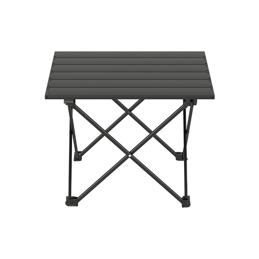 Weisshorn Folding Camping Table 40CM Roll Up Outdoor Picnic BBQ Aluminium Desk - ShopFrenzy