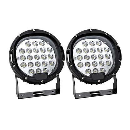 Giantz Pair LED Driving Lights 7 Inch Flood Spot Lights Car Truck SUV 12V 24V - ShopFrenzy