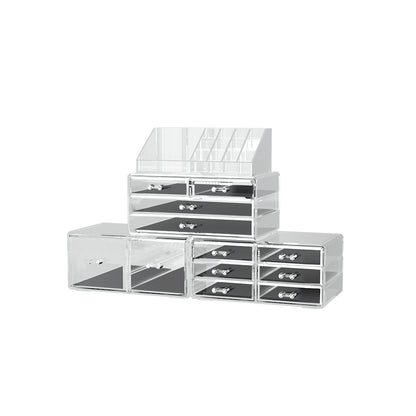 Embellir Makeup Case Acrylic Cosmetic Organizer Storage Box Jewellery Holder - ShopFrenzy