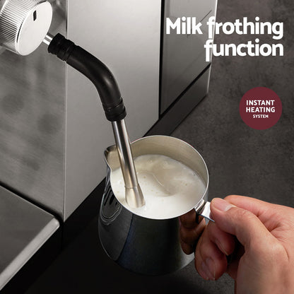 Devanti 20 Bar Coffee Machine Espresso Cafe Maker - ShopFrenzy