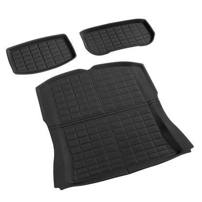 NEW Tesla Model 3 Highland 2024 Boot Liner Rear Frunk Cargo Trunk Mats Weisshorn - ShopFrenzy