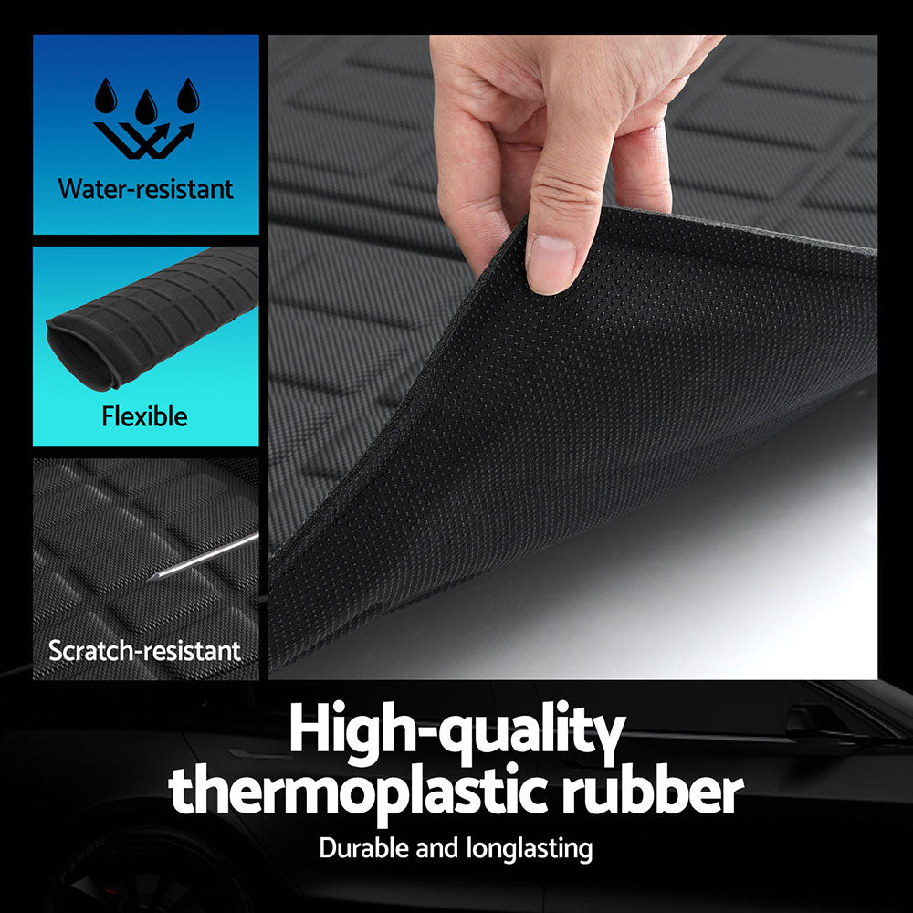 NEW Tesla Model 3 Highland 2024 Boot Liner Rear Frunk Cargo Trunk Mats Weisshorn - ShopFrenzy