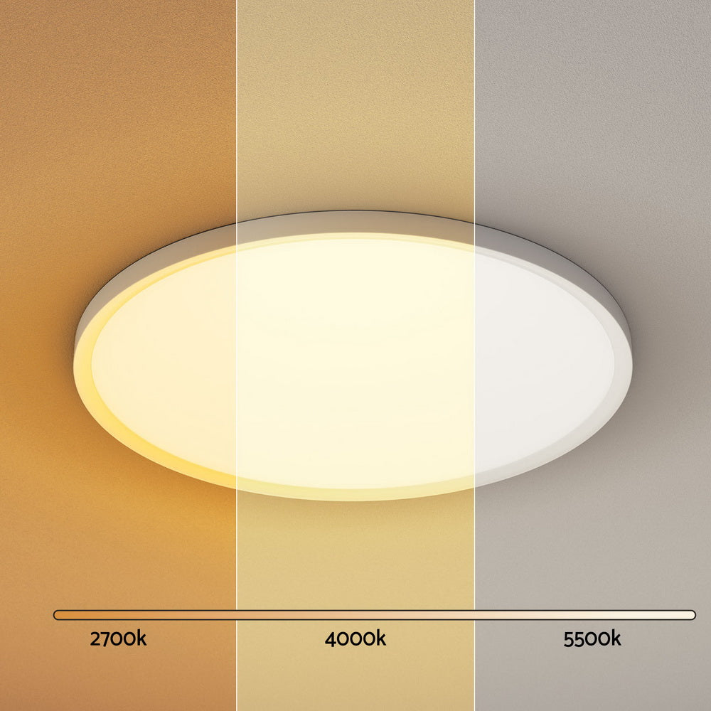 Leier Ceiling Light LED Round 42W Ultra-THIN 5CM Oyster Lamp Modern Cool/Warm - ShopFrenzy