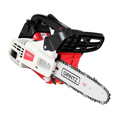 Giantz 25cc Petrol Chainsaw 10" Bar E-Start Tree Pruning Chain Saw - ShopFrenzy