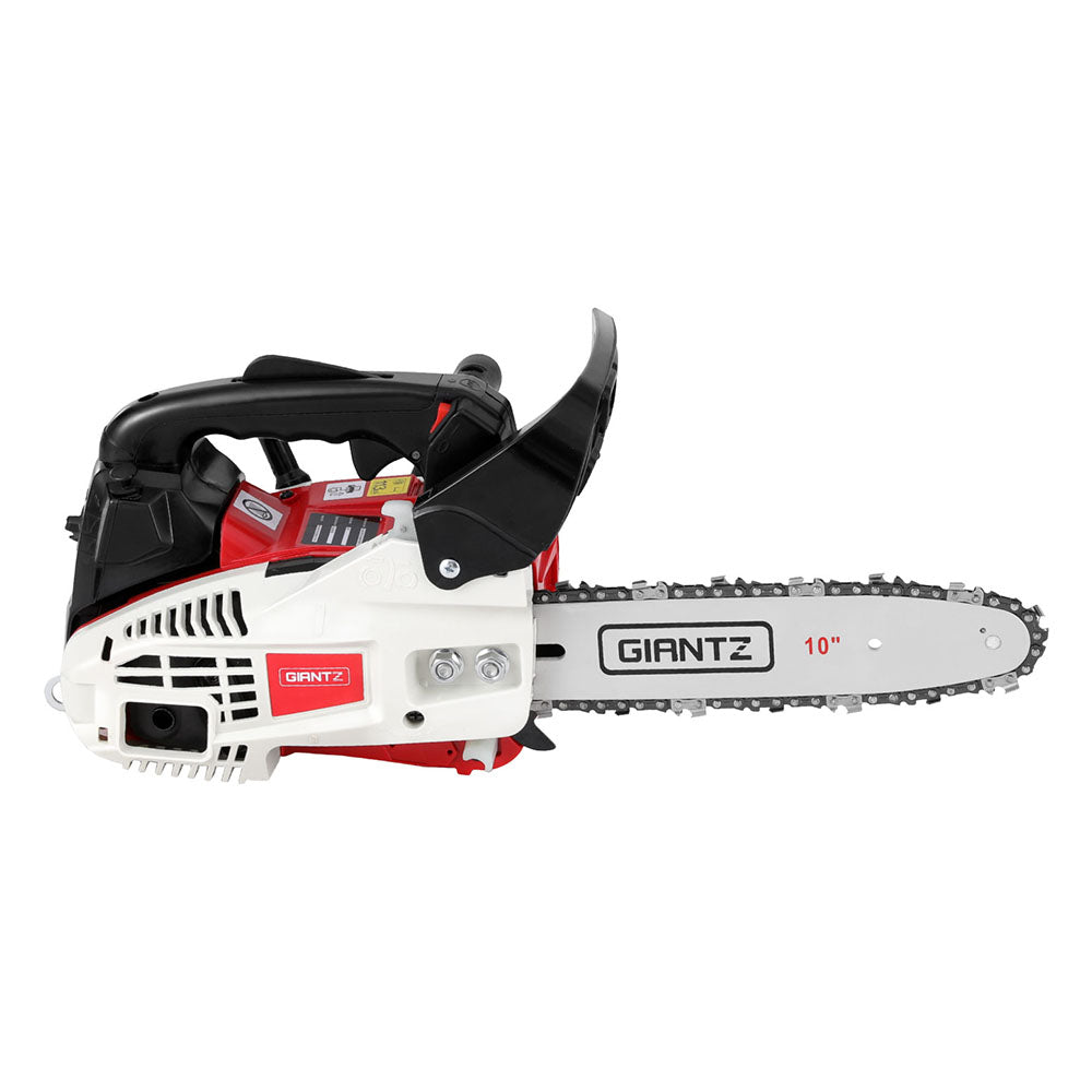 Giantz 25cc Petrol Chainsaw 10" Bar E-Start Tree Pruning Chain Saw - ShopFrenzy