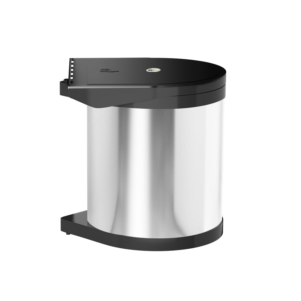 Cefito Kitchen Swing Out Pull Out Bin Stainless Steel Garbage Rubbish Can 12L ShopFrenzy