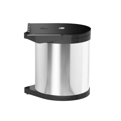 Cefito Kitchen Swing Out Pull Out Bin Stainless Steel Garbage Rubbish Can 12L ShopFrenzy