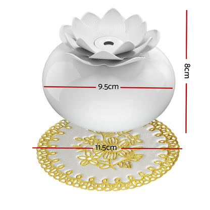 Devanti Aroma Diffuser Aromatherapy Lotus 200ml - ShopFrenzy