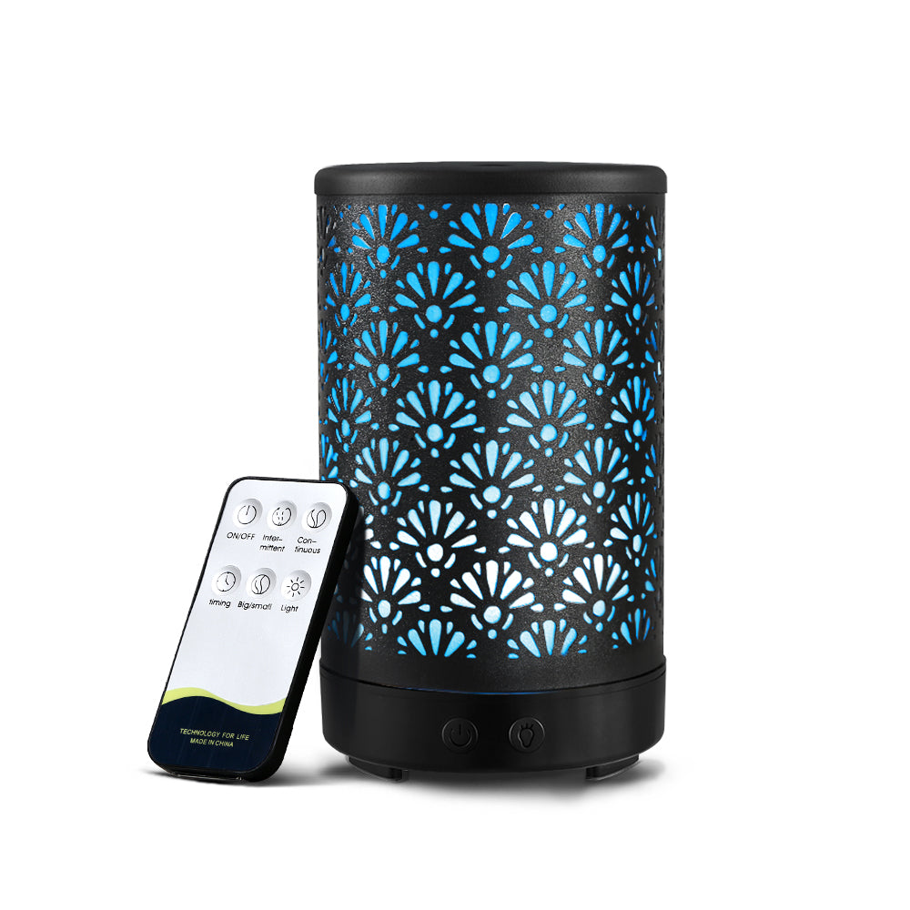 Devanti Aroma Diffuser Aromatherapy Black 100ml - ShopFrenzy