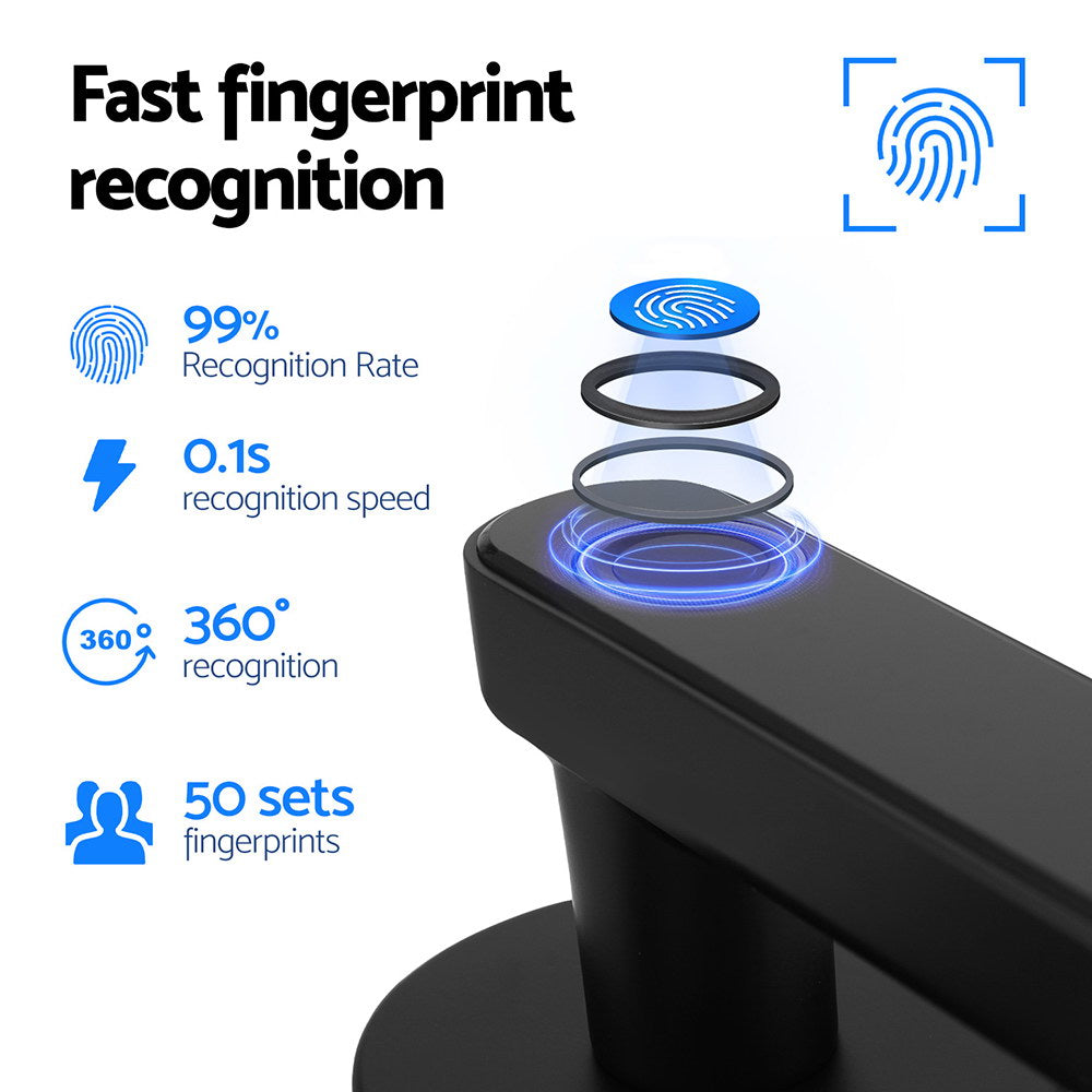 UL-tech Fingerprint Door Lock Smart Electronic Handle - ShopFrenzy