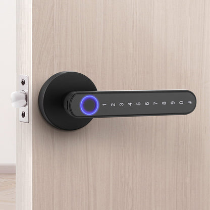 UL-tech Fingerprint Door Lock Smart Electronic Handle - ShopFrenzy