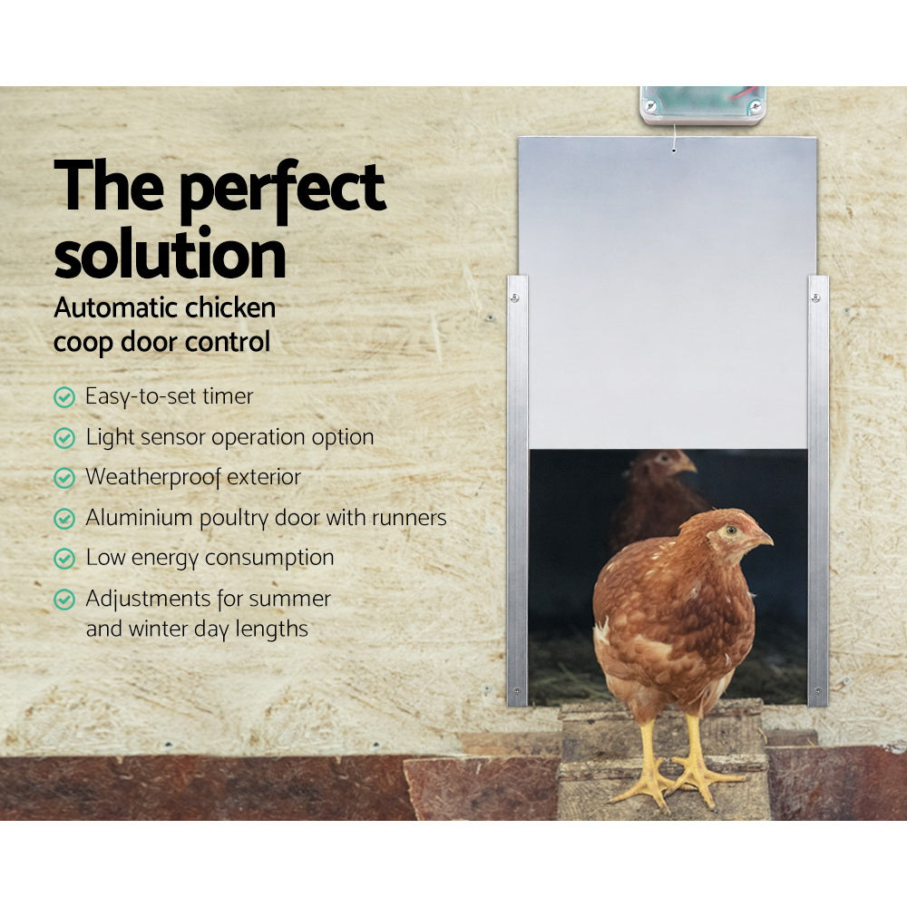 Giantz Automatic Chicken Coop Door Opener - ShopFrenzy
