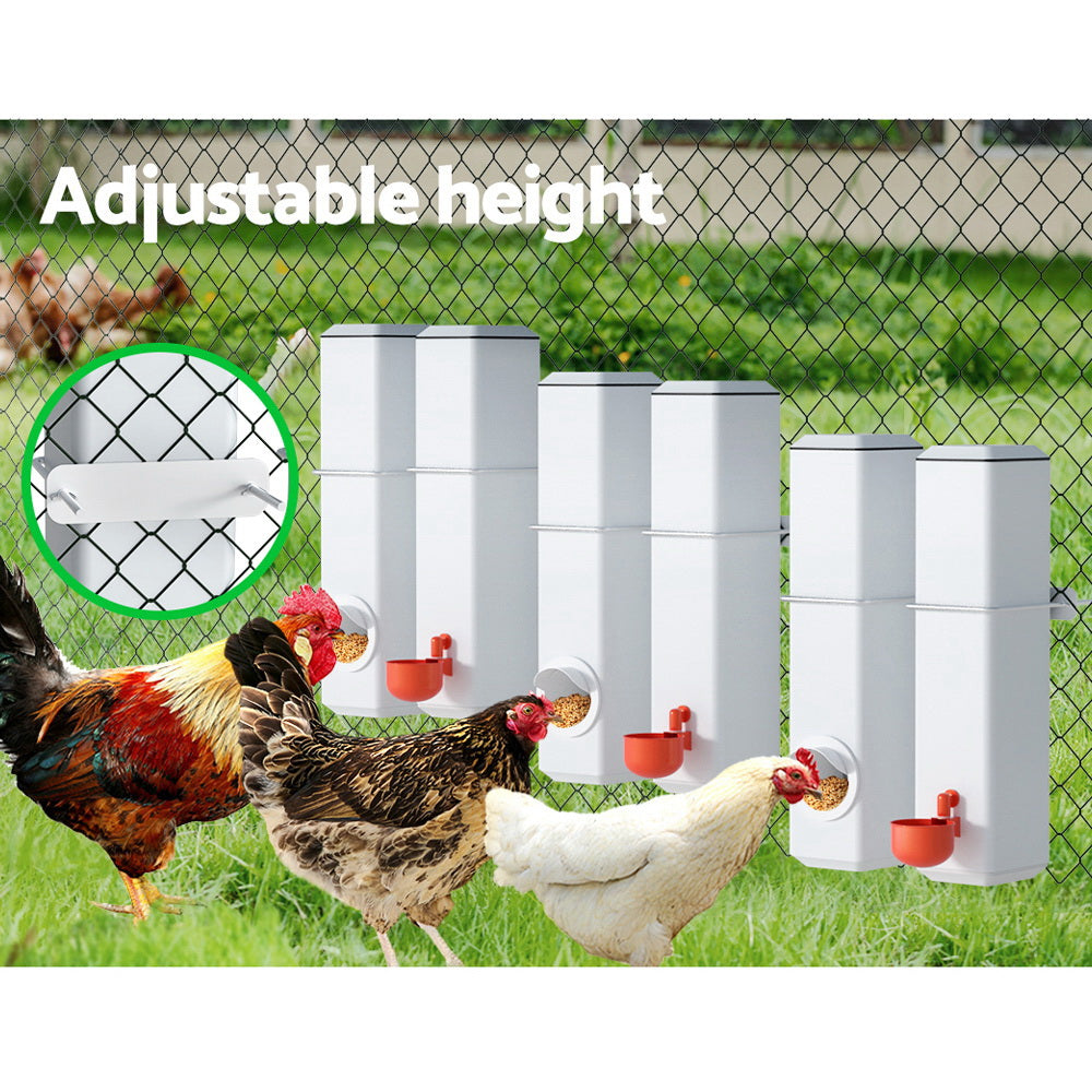 Giantz Chicken Feeder 4L Water Dispenser Automatic Waterer - ShopFrenzy