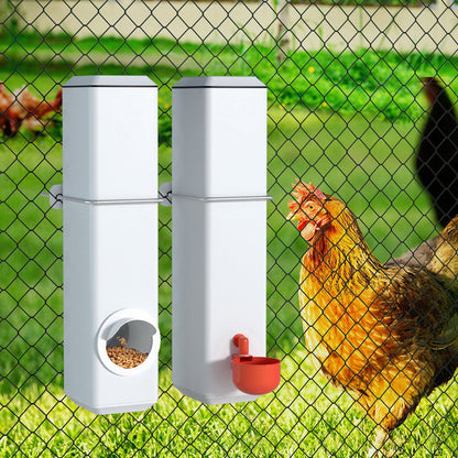 Giantz Chicken Feeder 4L Water Dispenser Automatic Waterer - ShopFrenzy