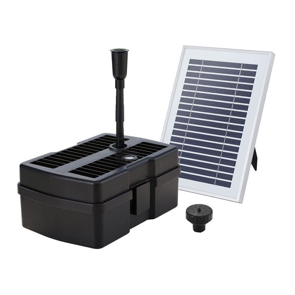 Gardeon Solar Submersible Water Pond Fountain Pump with Filter Box 4.6FT 470L/H - ShopFrenzy