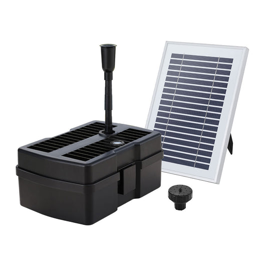 Gardeon Solar Submersible Water Pond Fountain Pump with Filter Box 4.6FT 470L/H - ShopFrenzy