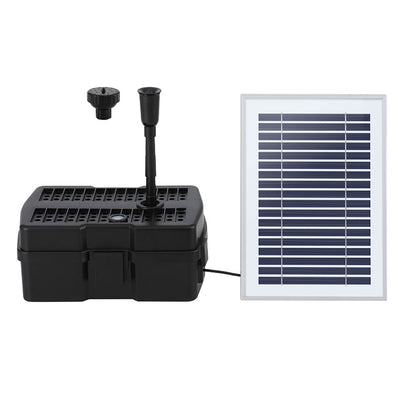 Gardeon Solar Submersible Water Pond Fountain Pump with Filter Box 4.6FT 470L/H - ShopFrenzy