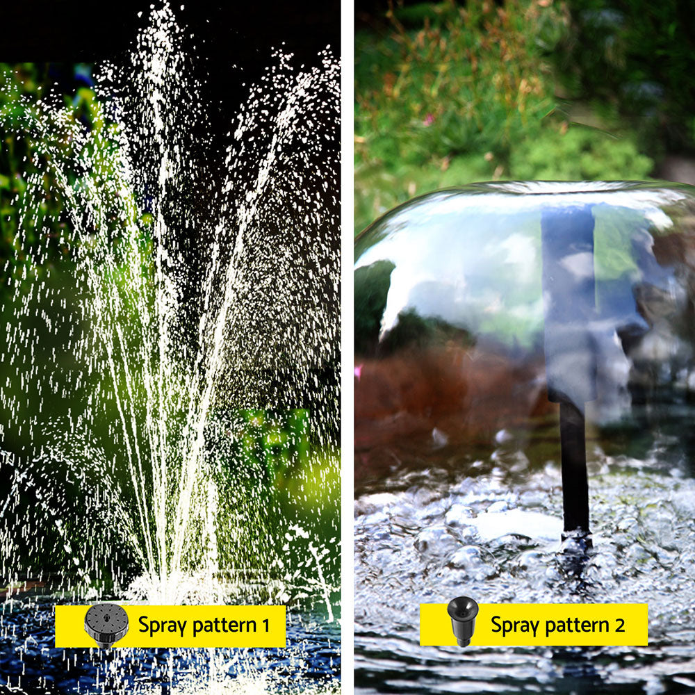Gardeon Solar Submersible Water Pond Fountain Pump with Filter Box 4.6FT 470L/H - ShopFrenzy
