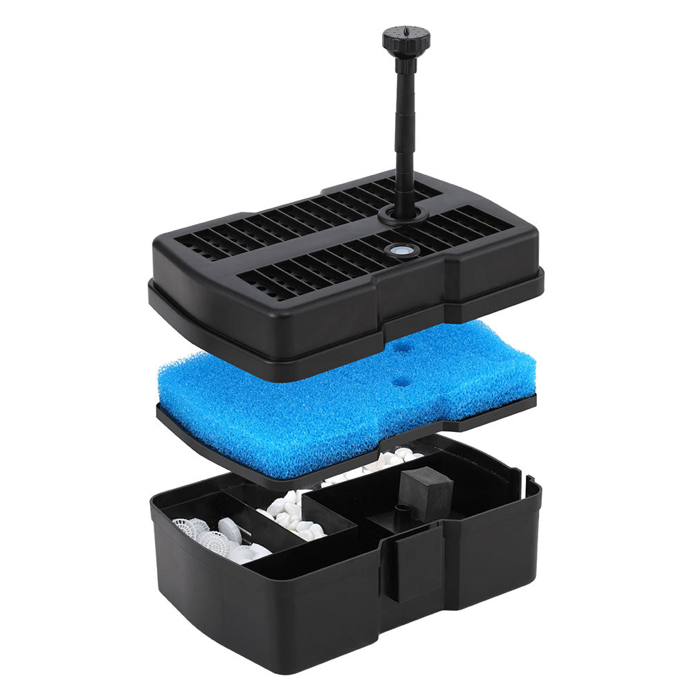 Gardeon Solar Submersible Water Pond Fountain Pump with Filter Box 4.6FT 470L/H - ShopFrenzy