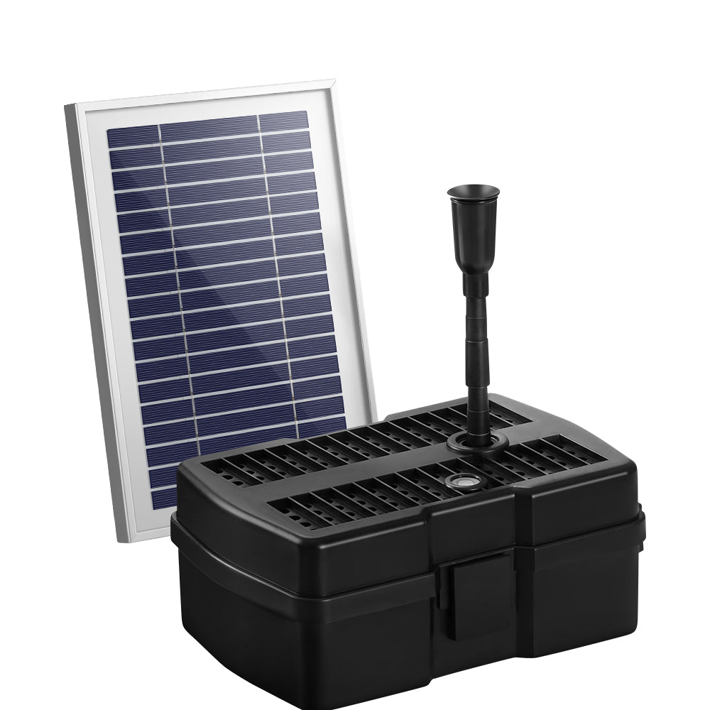 Gardeon Solar Pond Pump with Filter Box 4.6FT - ShopFrenzy