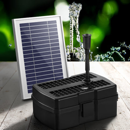 Gardeon Solar Pond Pump with Filter Box 4.6FT - ShopFrenzy