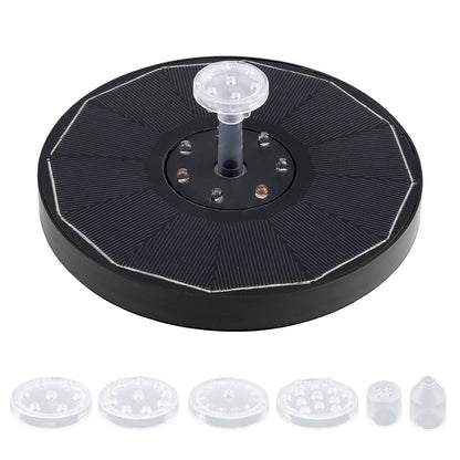 Gardeon Floating Solar Pond Water Fountain Pump Outdoor Fountains LED Light - ShopFrenzy