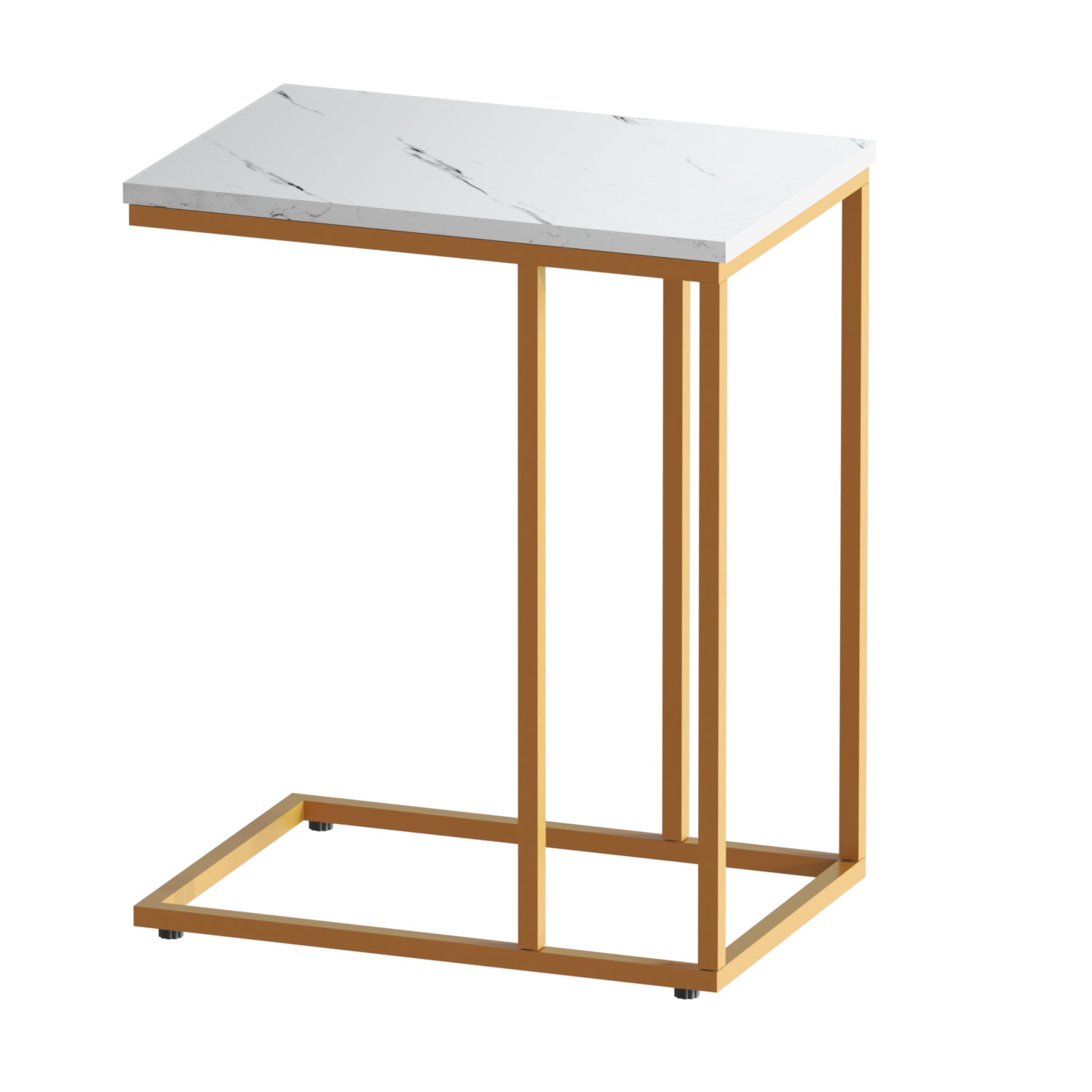 Artiss Coffee Table Side Table Marble Effect Emma - ShopFrenzy