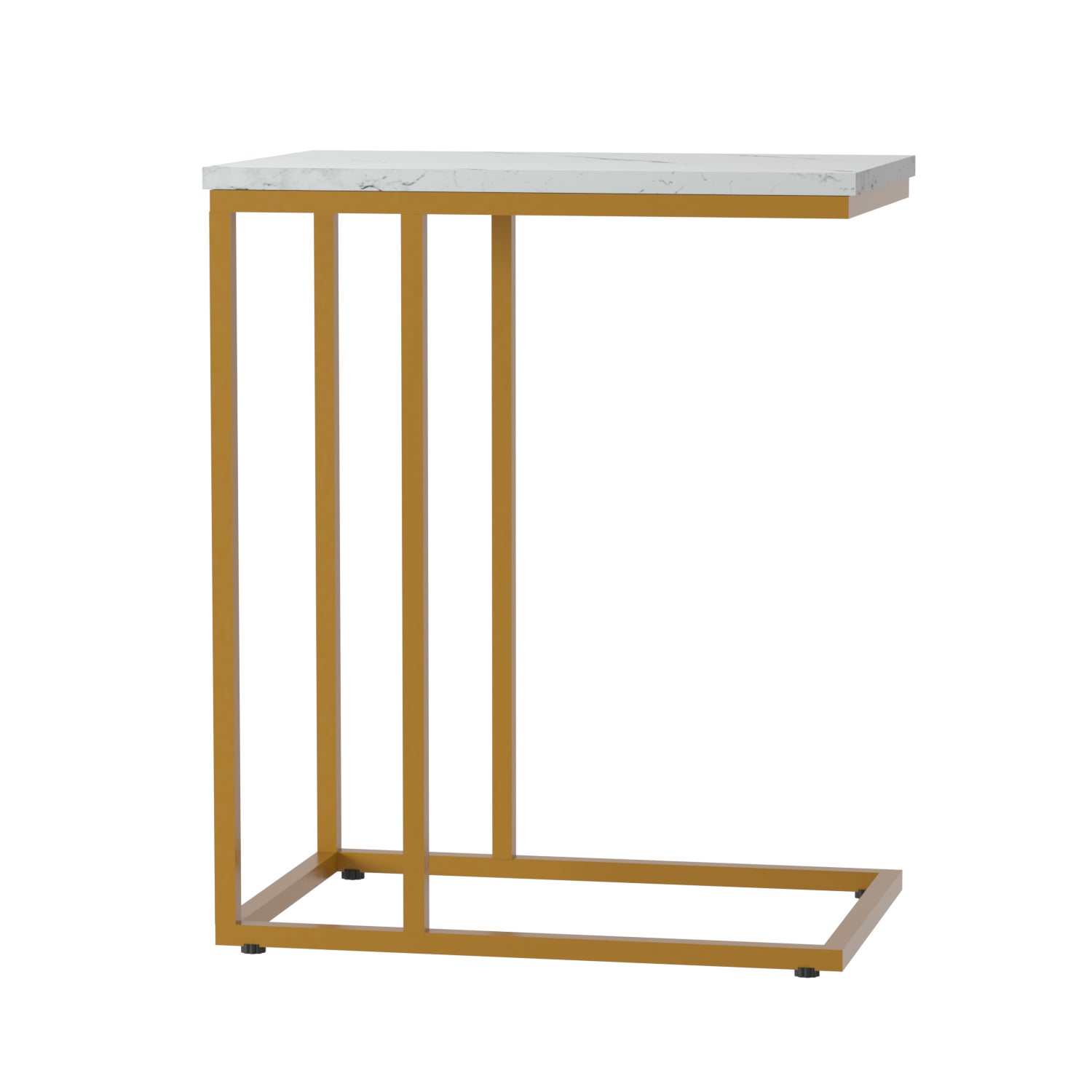 Artiss Coffee Table Side Table Marble Effect Emma - ShopFrenzy