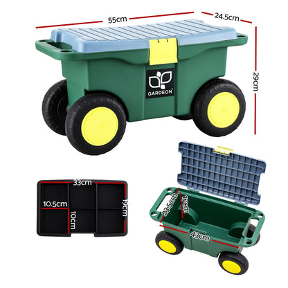 Gardeon Garen Tool Storage Cart 3-In-1 Green - ShopFrenzy