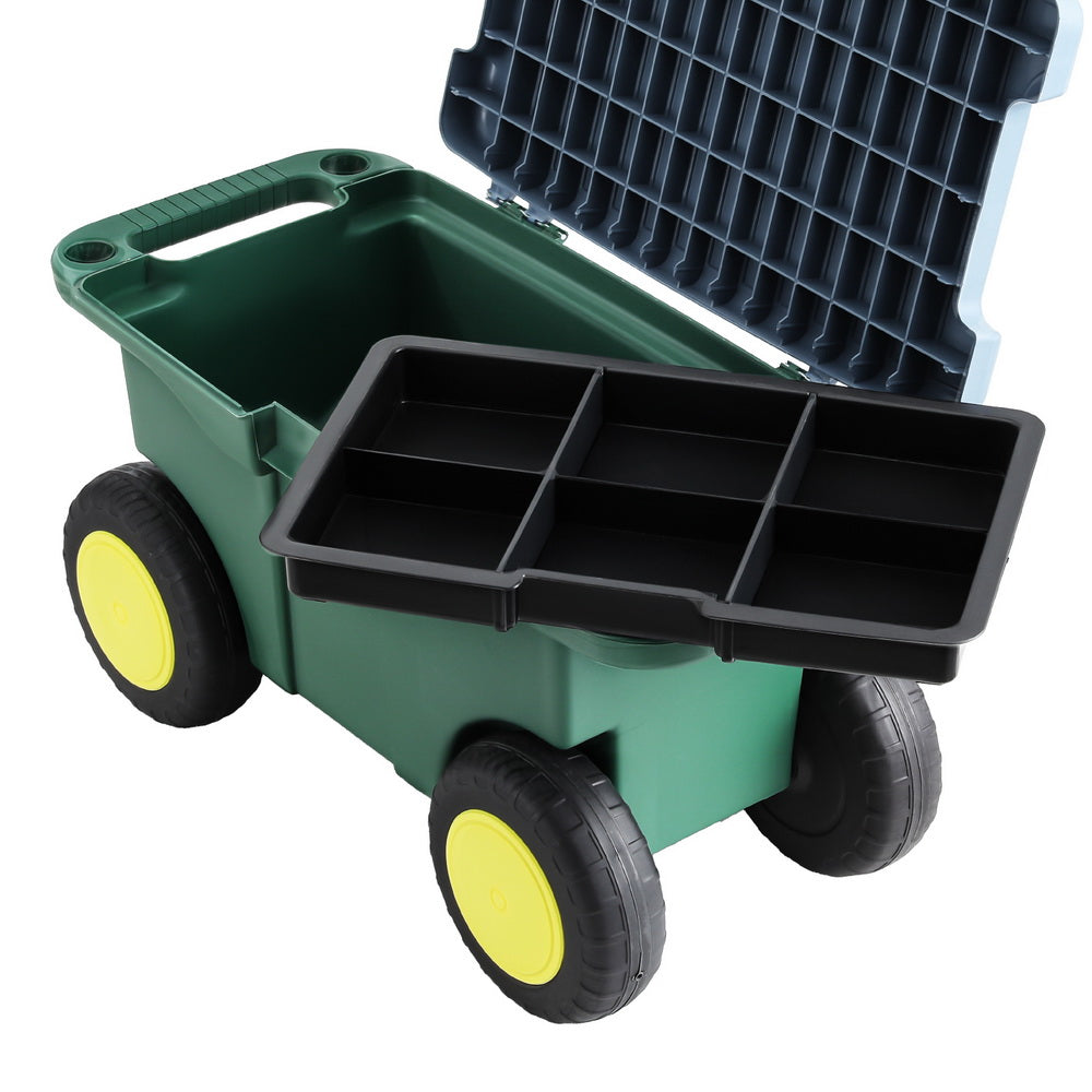 Gardeon Garen Tool Storage Cart 3-In-1 Green - ShopFrenzy
